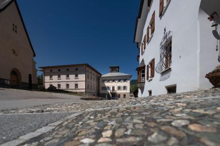 Aussenansicht Ferienwohnung Chasa Laina Sent